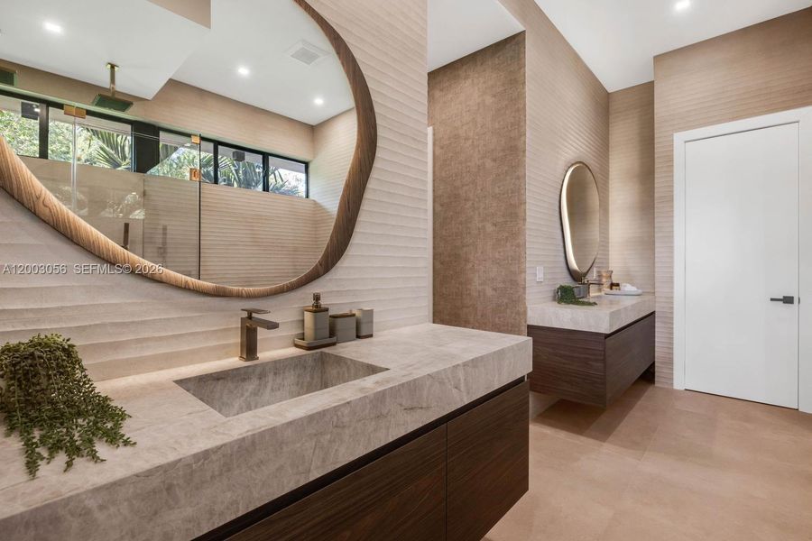 Furnished interior view inside a new home in , Biscayne Park (Image 14).