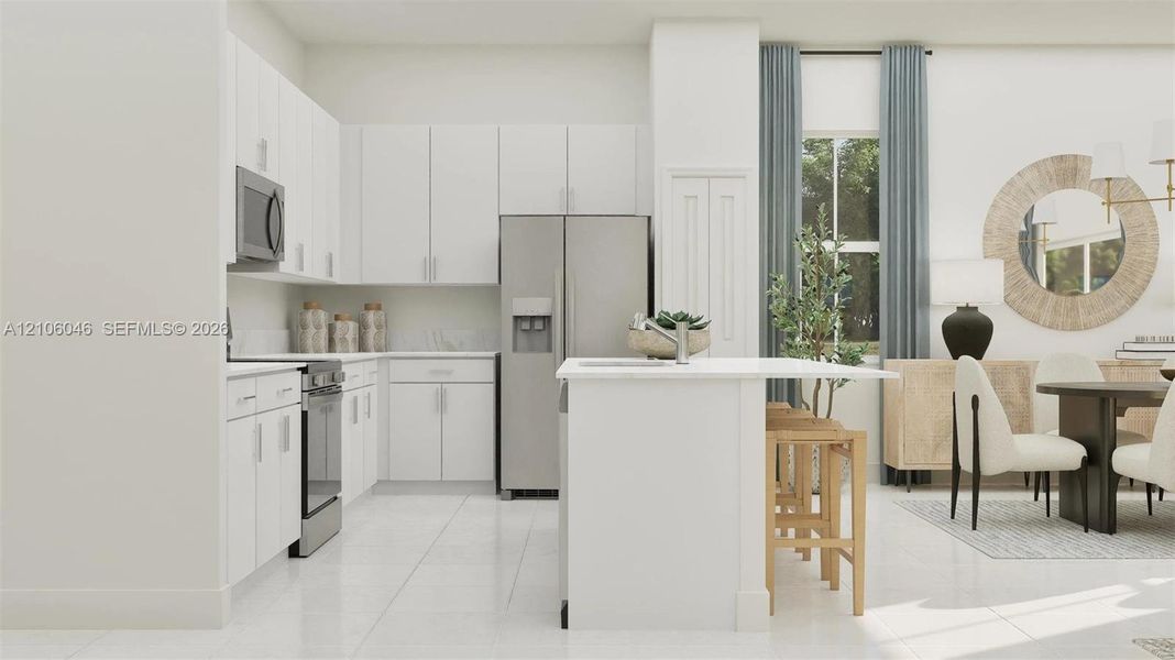 Furnished interior view inside a new home in Sunstone, Homestead (Image 3).