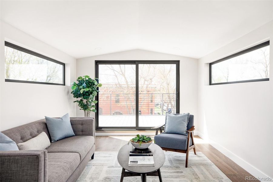 Furnished interior view inside a new home in , Denver (Image 9).