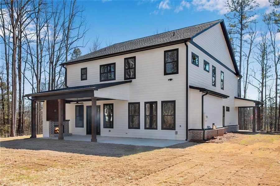 Exterior details and patio area of a home in , Hiram (Image 36). Exterior details and patio area of a home in , Hiram (Image 36).
