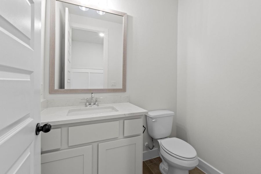 Furnished interior view inside a new home in Lariat, Liberty Hill (Image 10).