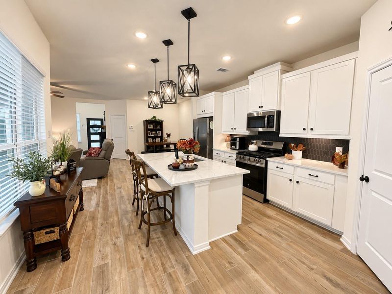 Furnished interior view inside a new home in Woodforest, Montgomery (Image 25).