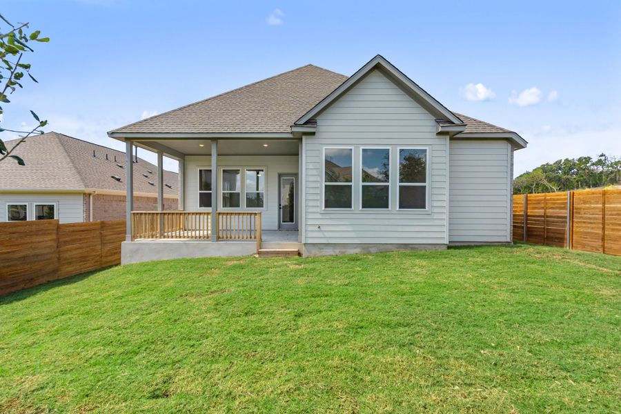 Representative exterior details of a home built from the Waterville by Ashton Woods in The Trails at Carmel, Pflugerville (Image 40).