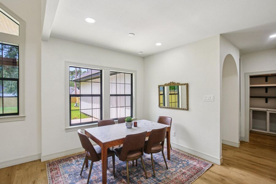 Furnished interior view inside a new home in , Willis (Image 24).