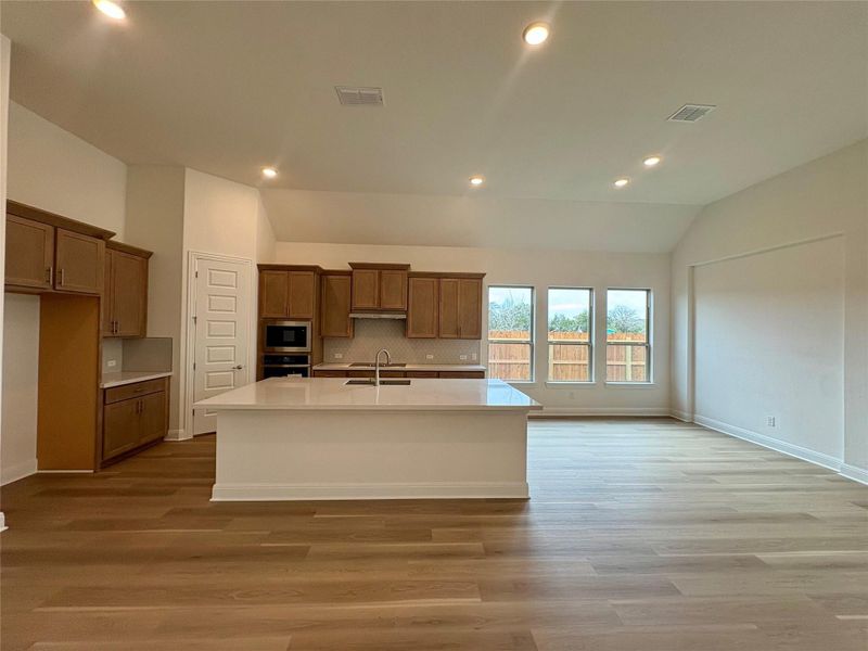 Furnished interior view inside a new home in Retreat at San Gabriel, Georgetown (Image 6).