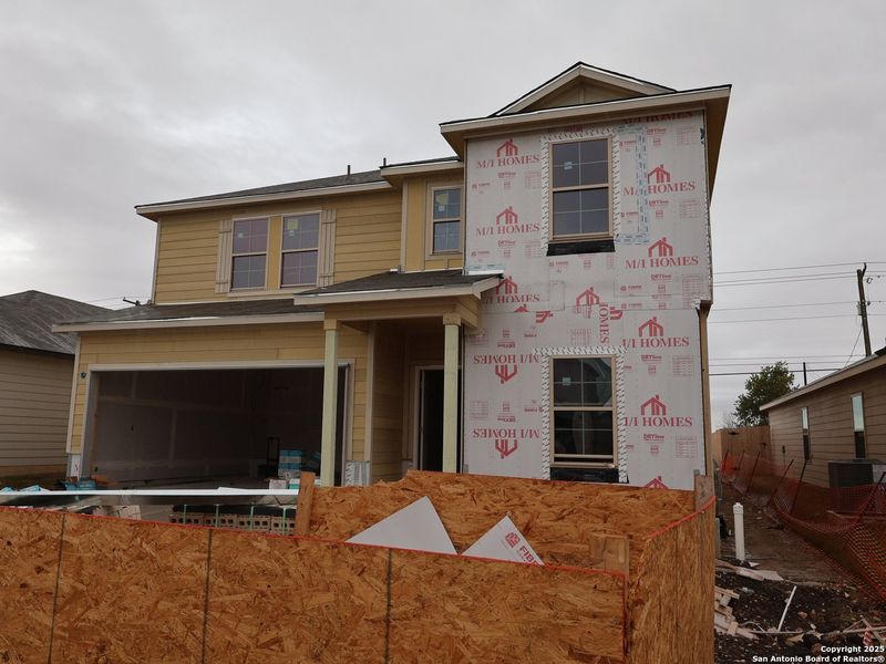 In-progress construction of a new home in Meadows at Clear Springs, New Braunfels, TX (Image 24).