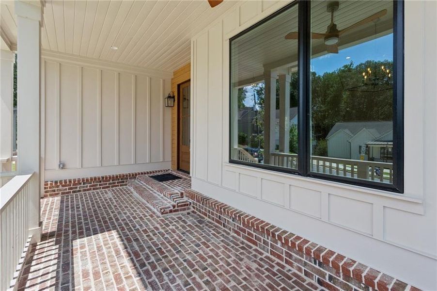 Exterior details and patio area of a home in , Atlanta (Image 3).