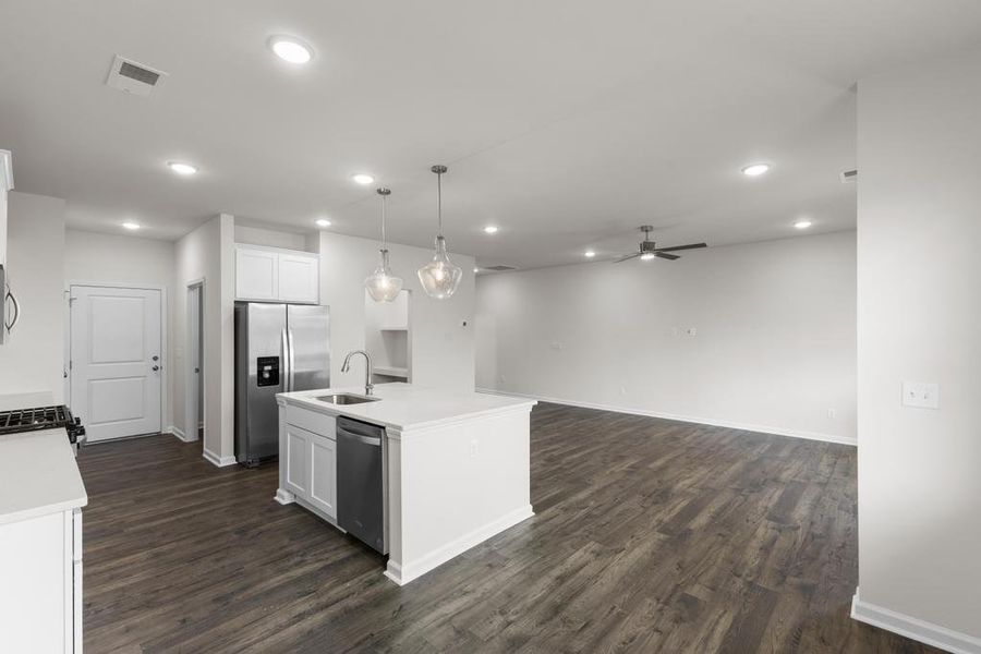 Furnished interior view inside a new home in Halton Oaks, Spartanburg (Image 4).