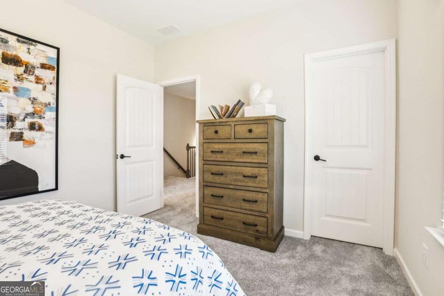 Furnished interior view inside a new home in Cobblestone Crossing Commons, Warner Robins (Image 27).