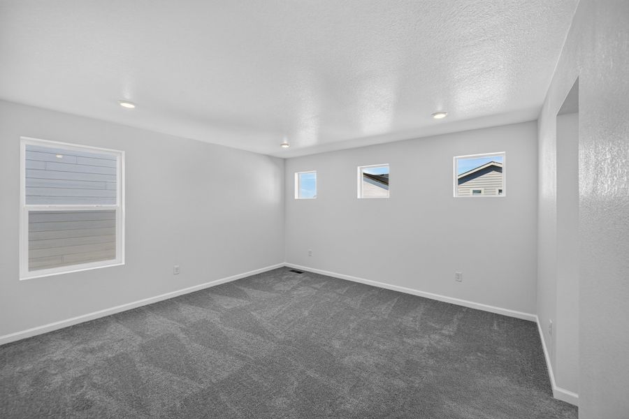 Spacious, unfurnished interior of a new home in Farmlore, Brighton (Image 22). Spacious, unfurnished interior of a new home in Farmlore, Brighton (Image 22).