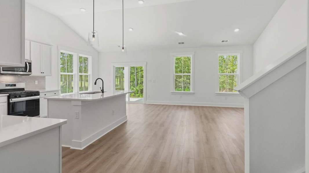 Furnished interior view inside a new home in Bluffs at Sun Colony, Longs (Image 5).
