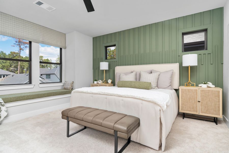 Representative furnished interior of a home built from the Colorado by Autograph Homes in Two Step Farm, Montgomery (Image 8).
