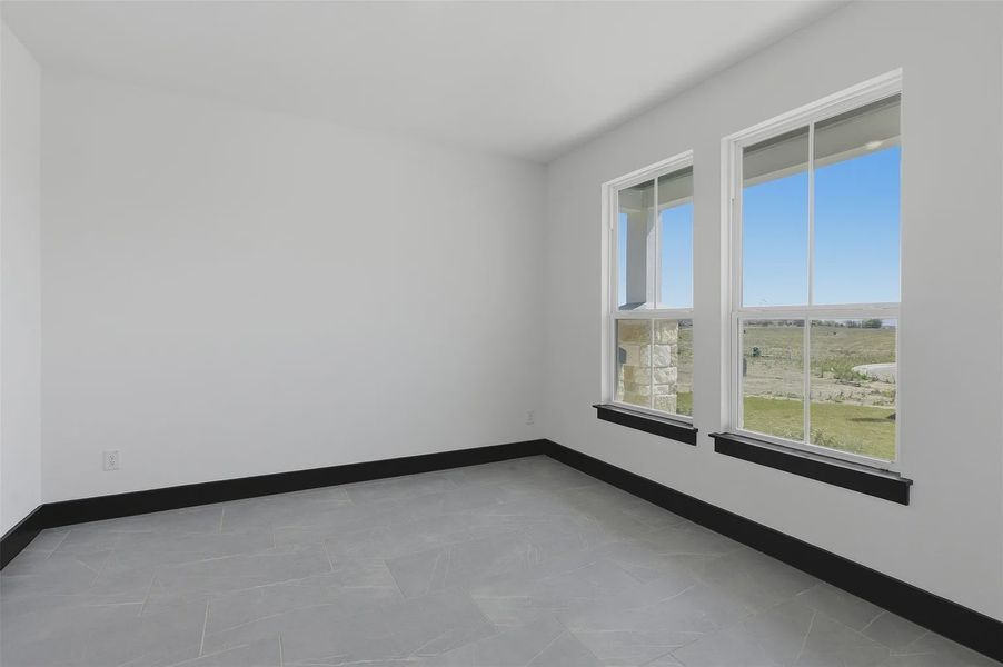 Representative unfurnished interior of a home built from the Bennington 2434 S 3CG by Saratoga Homes in Turnbo Ranch, Killeen (Image 13).