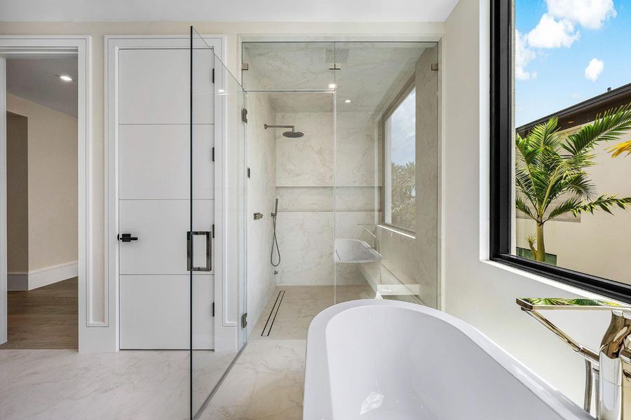 Furnished interior view inside a new home in , Boca Raton (Image 57).