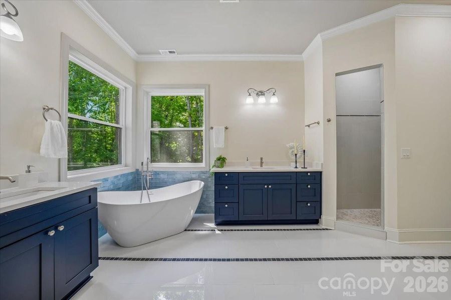 Furnished interior view inside a new home in , Waxhaw (Image 35).