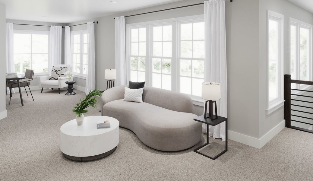 Representative furnished interior of a home built from the Margot by Fischer Homes in Veranda Manor, Canton (Image 24). Representative furnished interior of a home built from the Margot by Fischer Homes in Veranda Manor, Canton (Image 24).