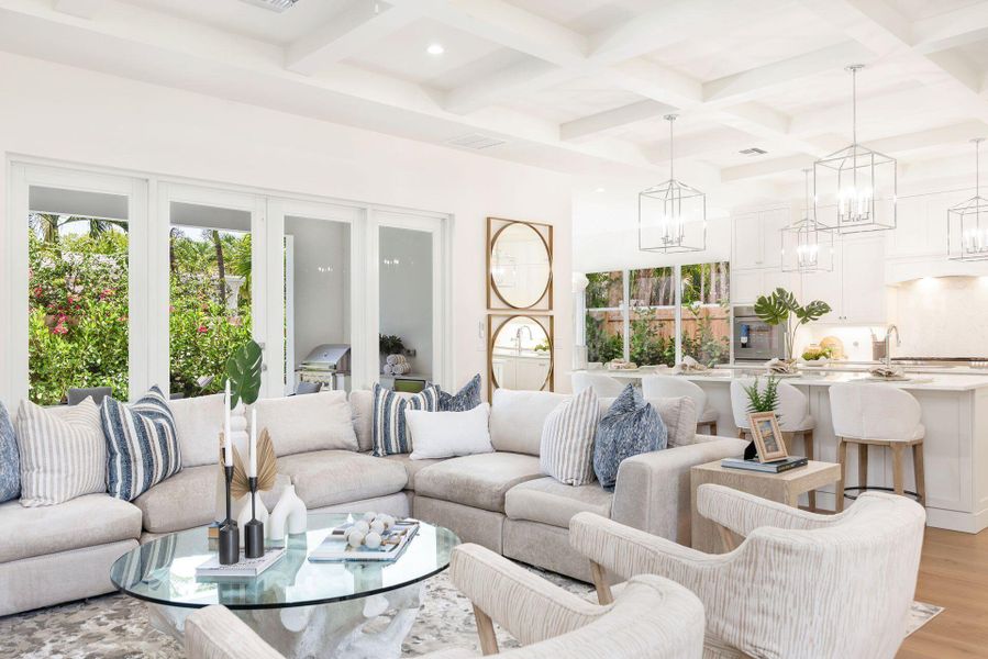 Furnished interior view inside a new home in , West Palm Beach (Image 13). Furnished interior view inside a new home in , West Palm Beach (Image 13).