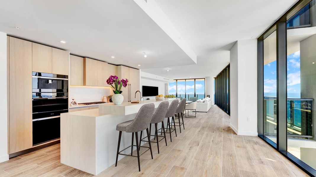 Furnished interior view inside a new home in , Pompano Beach (Image 9).