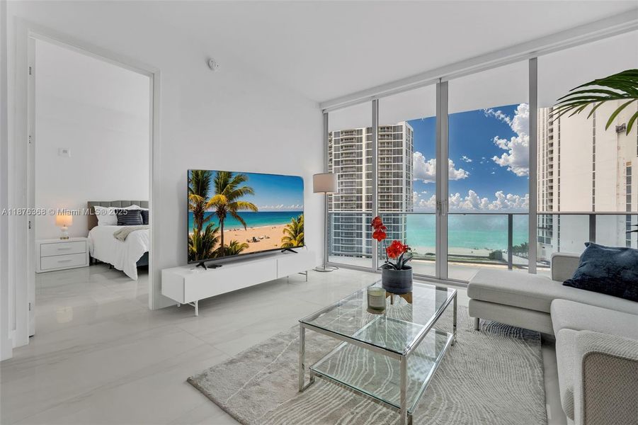 Furnished interior view inside a new home in , Sunny Isles Beach (Image 26).