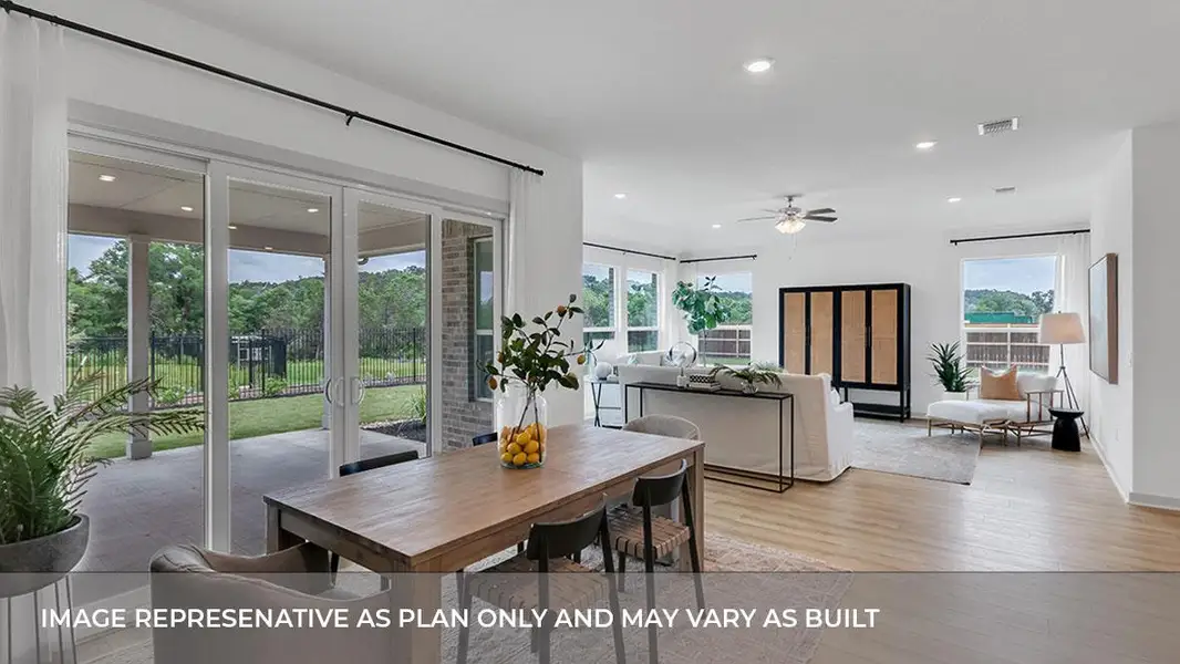 Furnished interior view inside a new home in Rosenbusch Ranch, Leander (Image 3). Furnished interior view inside a new home in Rosenbusch Ranch, Leander (Image 3).