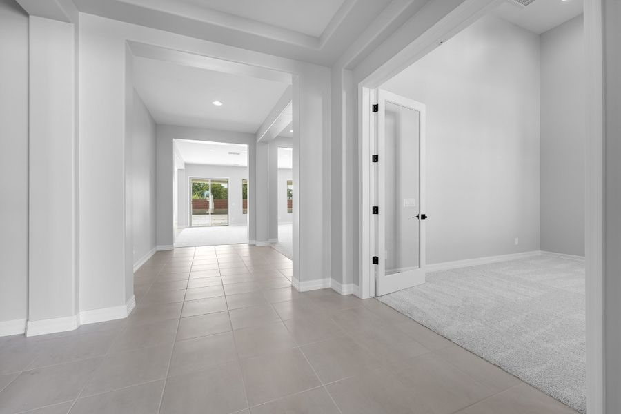 Spacious, unfurnished interior of a new home in Ellsworth Ranch Capstone Collection, Queen Creek (Image 36). Spacious, unfurnished interior of a new home in Ellsworth Ranch Capstone Collection, Queen Creek (Image 36).