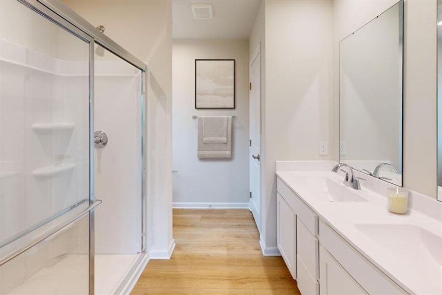 Furnished interior view inside a new home in Somerset, Santee (Image 12).