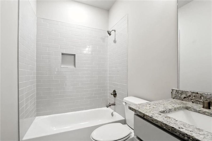 Furnished interior view inside a new home in Old Town Estates, Dacula (Image 14).