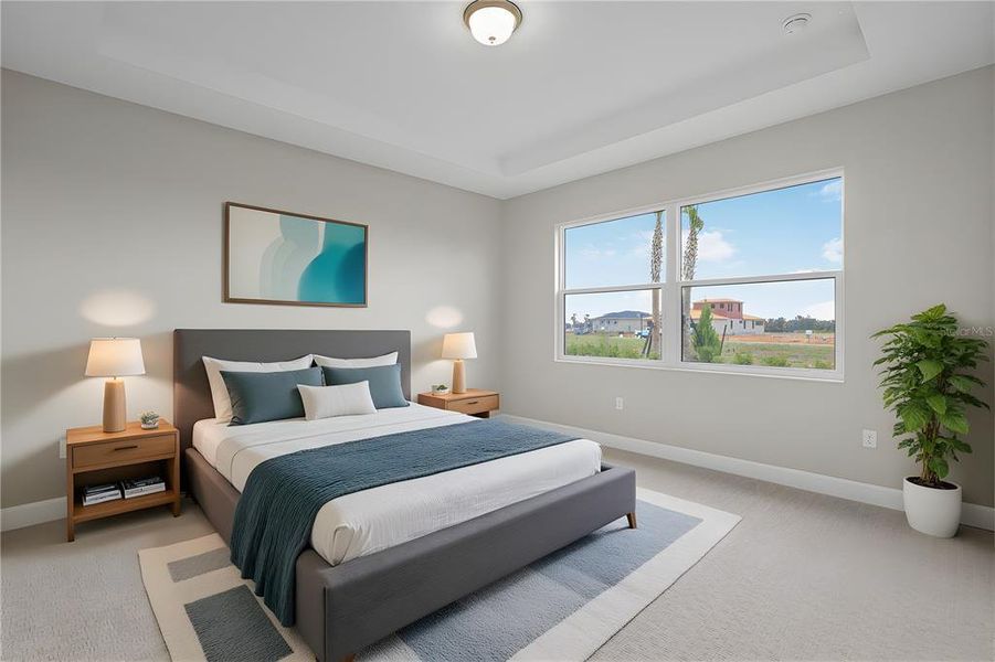 Furnished interior view inside a new home in Cresswind at Lake Harris, Tavares (Image 10).