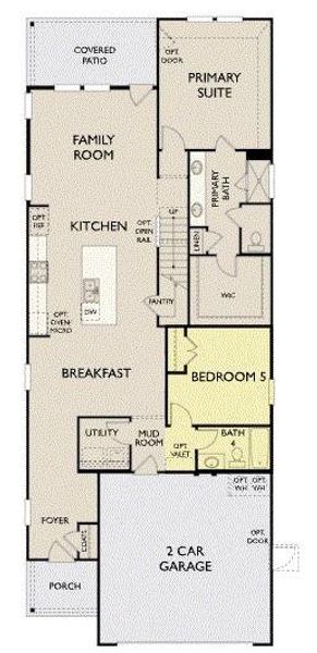 Representative images and renderings are for illustrative purposes. Actual structural options and design finishes of home may vary.