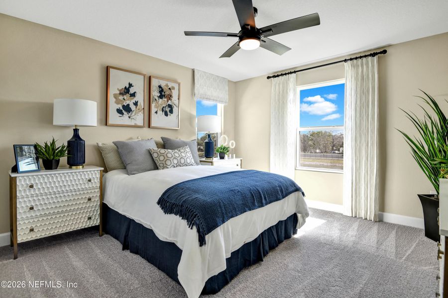Furnished interior view inside a new home in , St. Augustine (Image 17).