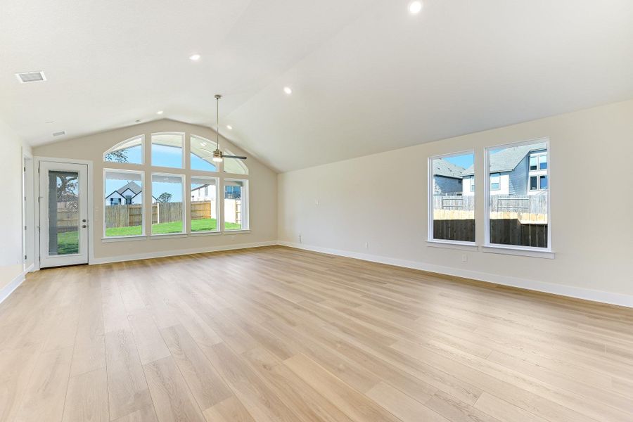 Dining Area and Family Room