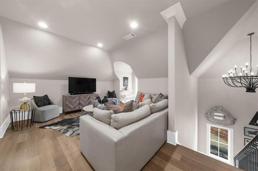 Furnished interior view inside a new home in , Roswell (Image 10). Furnished interior view inside a new home in , Roswell (Image 10).