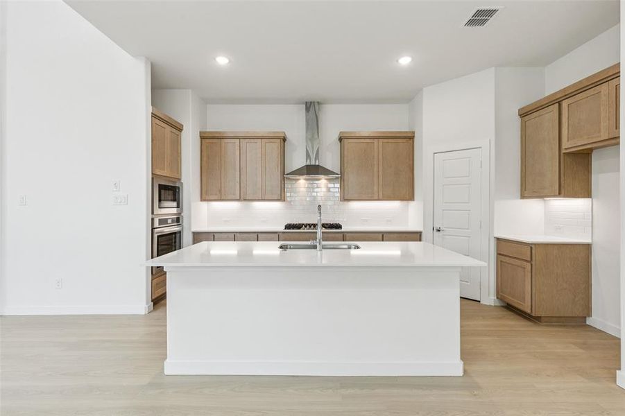 Furnished interior view inside a new home in Cross Creek Meadows, Celina (Image 11). Furnished interior view inside a new home in Cross Creek Meadows, Celina (Image 11).