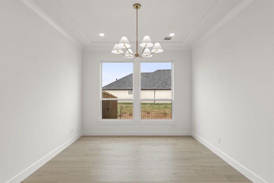 Representative unfurnished interior of a home built from the 4512 by Tradition Homes in Mustang Lakes, McKinney (Image 31).