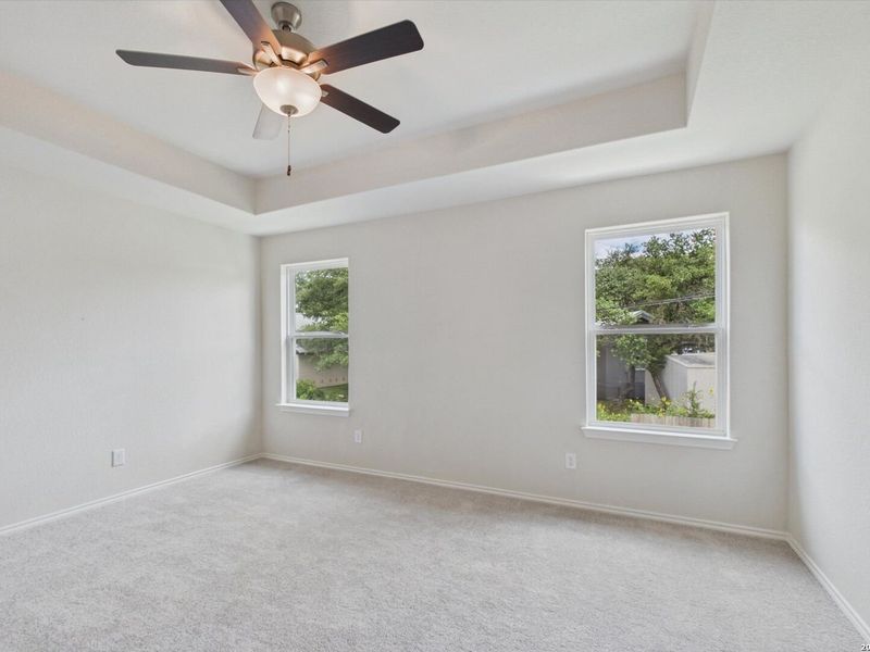 Spacious, unfurnished interior of a new home in Meadows at Oak Creek, San Antonio (Image 30). Spacious, unfurnished interior of a new home in Meadows at Oak Creek, San Antonio (Image 30).