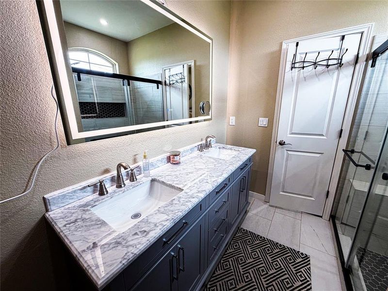 Furnished interior view inside a new home in , Wortham (Image 23).