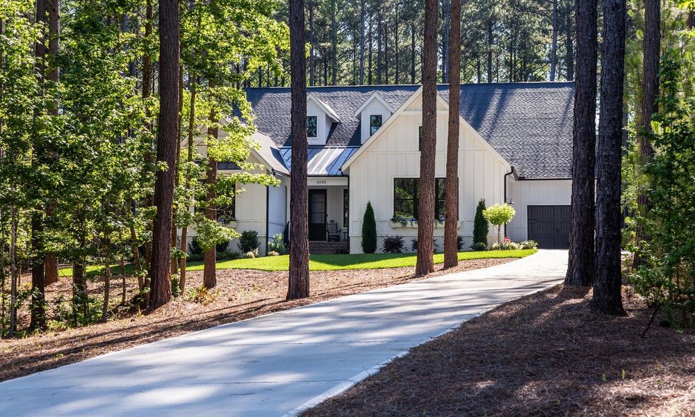 Representative exterior photo of a completed home built from the Santa Fe Ranch by Classica Homes in Arden Mill, Fort Mill, SC (Image 26).