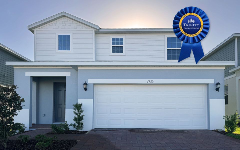Front Exterior View of a Modern Central Florida Home