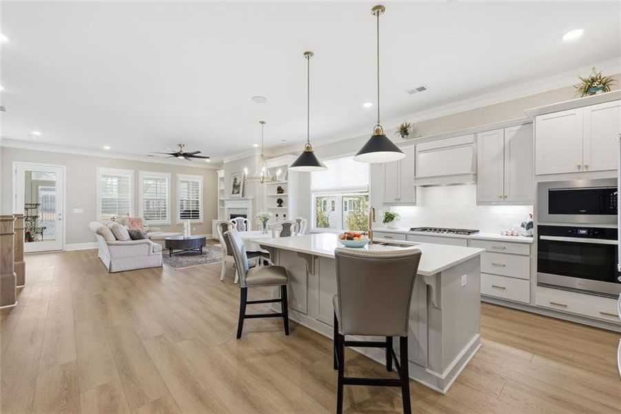 Furnished interior view inside a new home in , Cumming (Image 11).