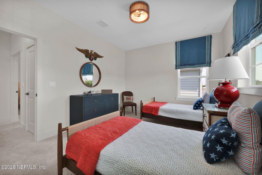 Furnished interior view inside a new home in Mariposa at EverRange 40' Series, Jacksonville (Image 49).