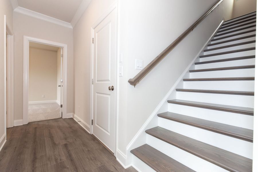 Representative unfurnished interior of a home built from the The Owens by The Providence Group in Waterhaven, Cumming (Image 36).