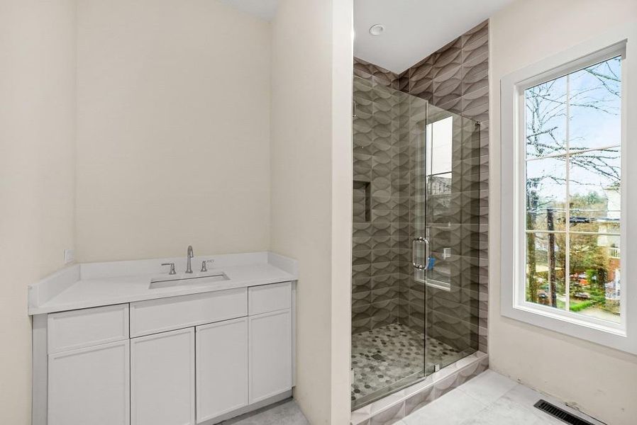 Furnished interior view inside a new home in , Atlanta (Image 10).