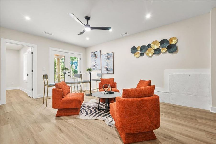 Furnished interior view inside a new home in , Atlanta (Image 47).