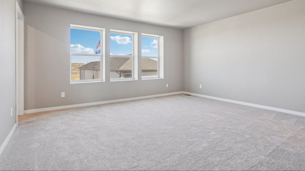 Furnished interior view inside a new home in Windler Townhomes, Aurora (Image 31).