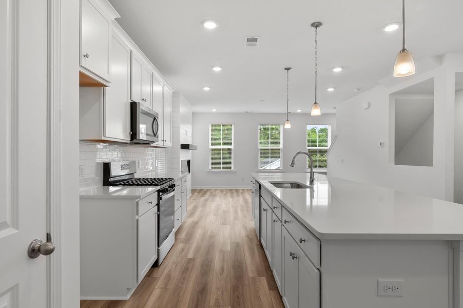 Furnished interior view inside a new home in , Charleston (Image 8).