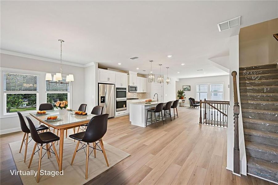 Furnished interior view inside a new home in , Lawrenceville (Image 11).