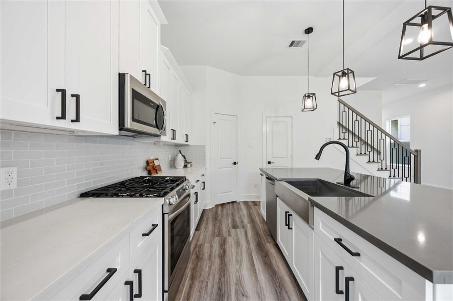 Furnished interior view inside a new home in , Houston (Image 4). Furnished interior view inside a new home in , Houston (Image 4).