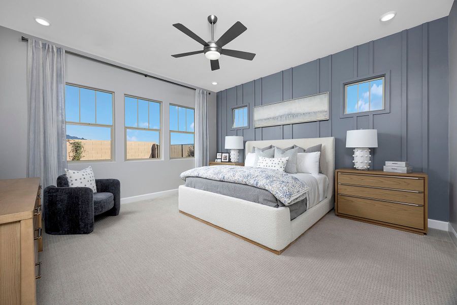 Representative furnished interior of a home built from the Violet by Mattamy Homes in White Tank Vistas, Waddell (Image 9).