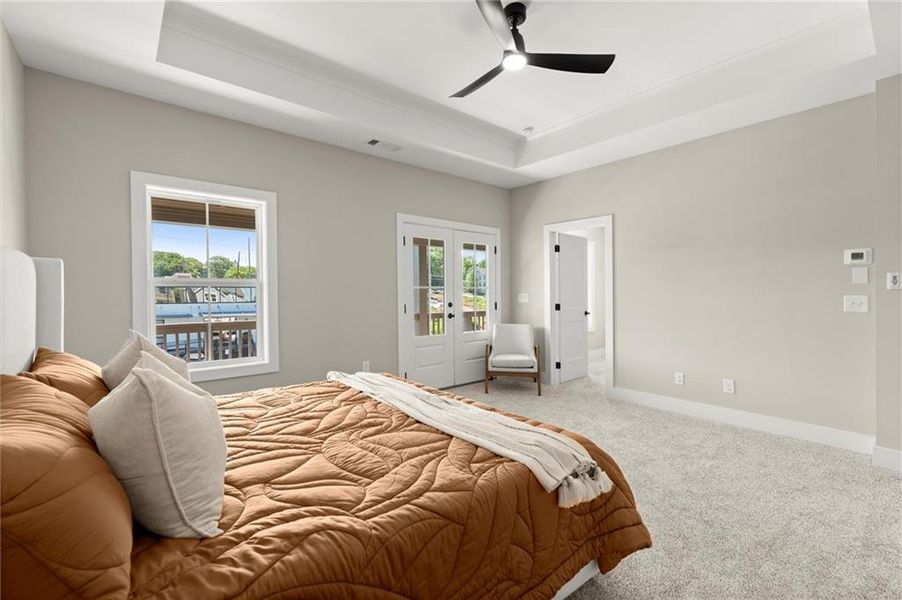 Furnished interior view inside a new home in West Town, Atlanta (Image 12). Furnished interior view inside a new home in West Town, Atlanta (Image 12).