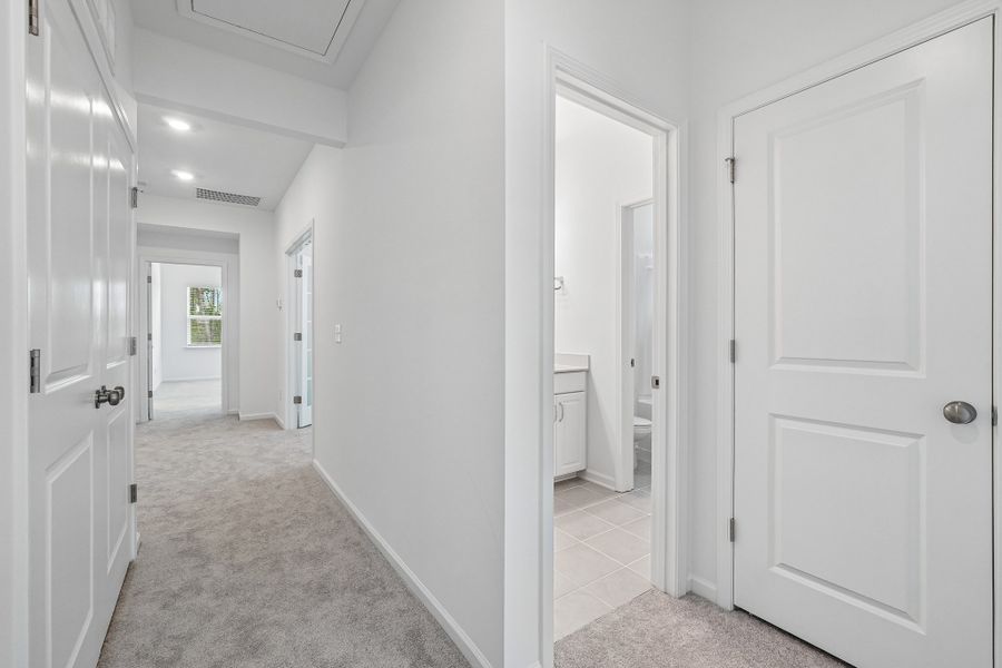 Spacious, unfurnished interior of a new home in Terraces at the Exchange, Indian Land (Image 29).